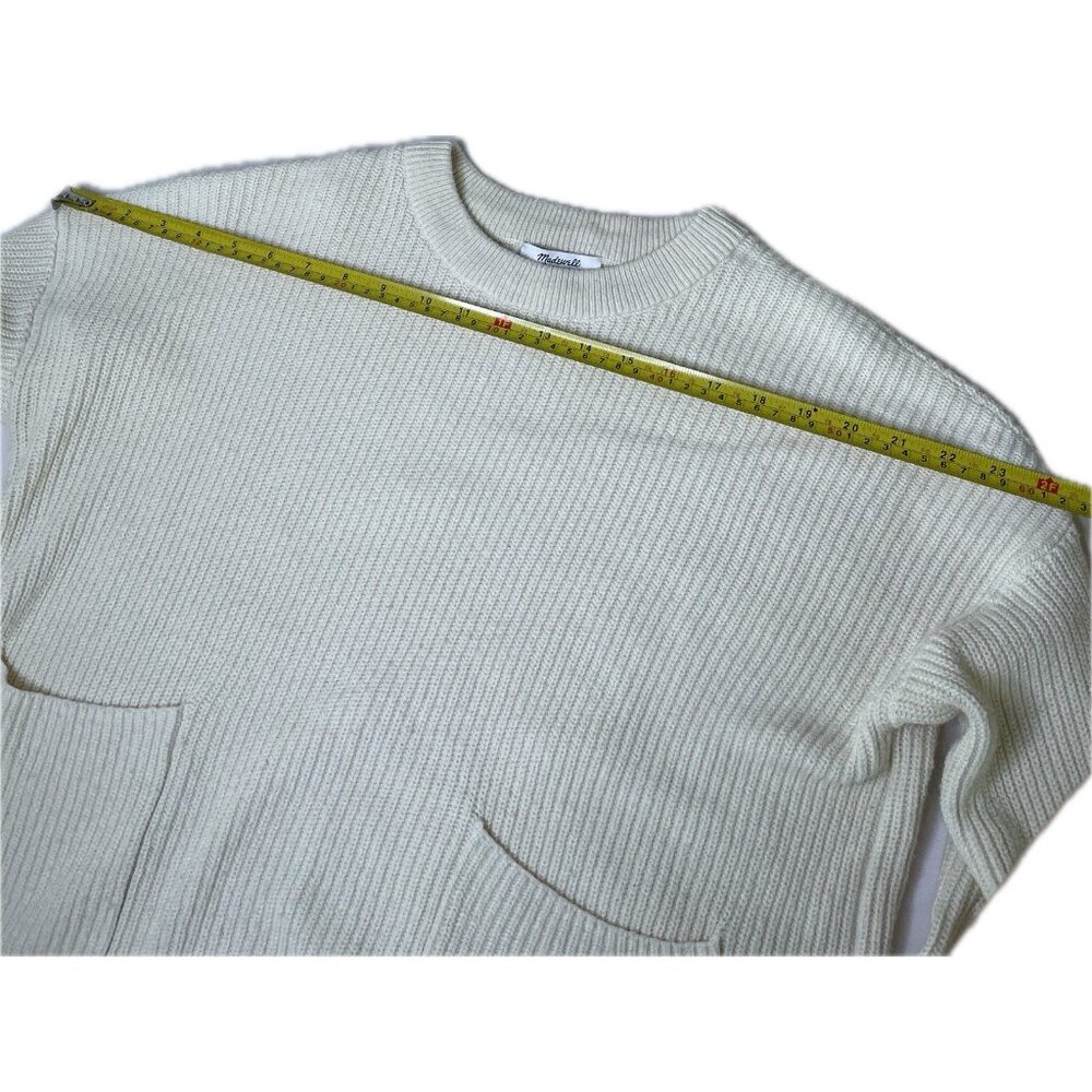 Madewell Patch Pocket Pullover Crew Neck Sweater … - image 8